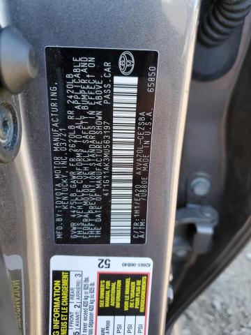 4T1G11AK3MU563197 | 2021 TOYOTA CAMRY SE