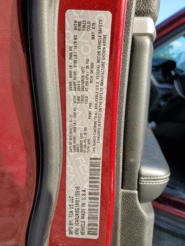 1C4RJKBG1M8118916 Jeep Grand Cherokee L Limited