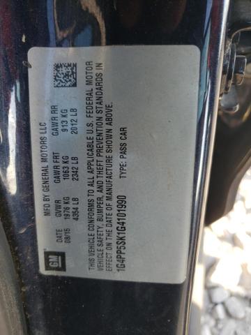 1G4PP5SK1G4101990 Buick Verano