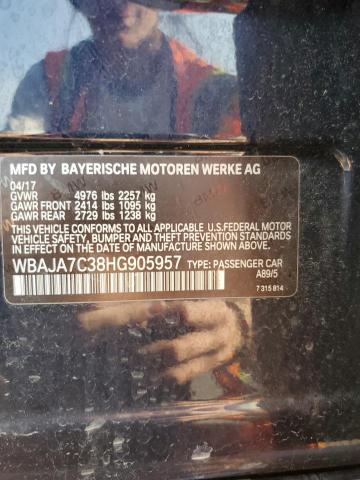 2017 BMW 530 XI - WBAJA7C38HG905957