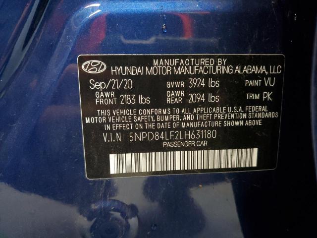 5NPD84LF2LH631180 Hyundai Elantra SE 12