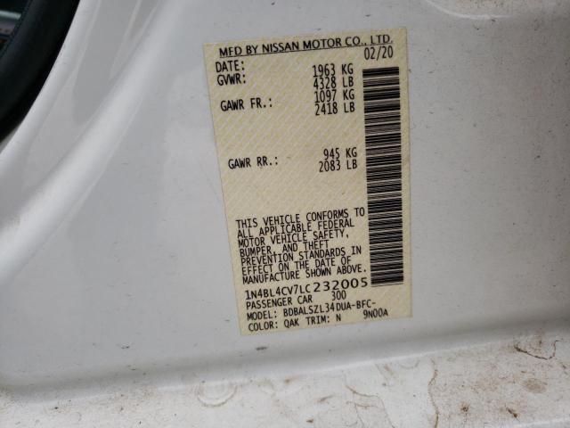 1N4BL4CV7LC232005 Nissan ALTIMA SR