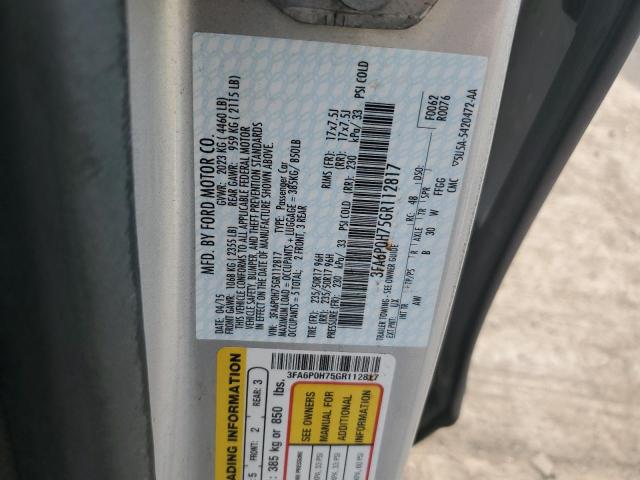 3FA6P0H75GR112817 Ford FUSION SE
