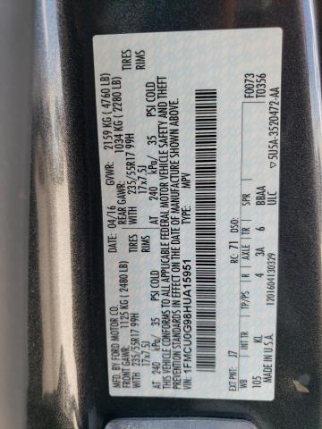 1FMCU0G98HUA15951 Ford ESCAPE SE