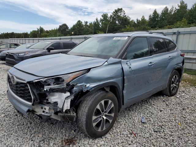 VIN 5TDGZRAH1MS080179 2021 Toyota Highlander, Xle no.1