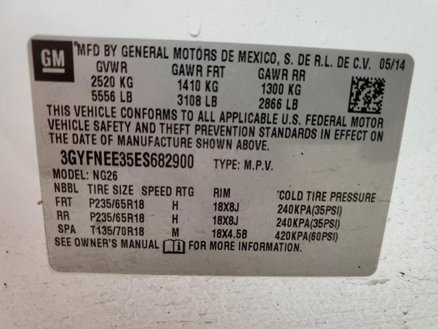 3GYFNEE35ES682900 Cadillac Srx Luxury Collection