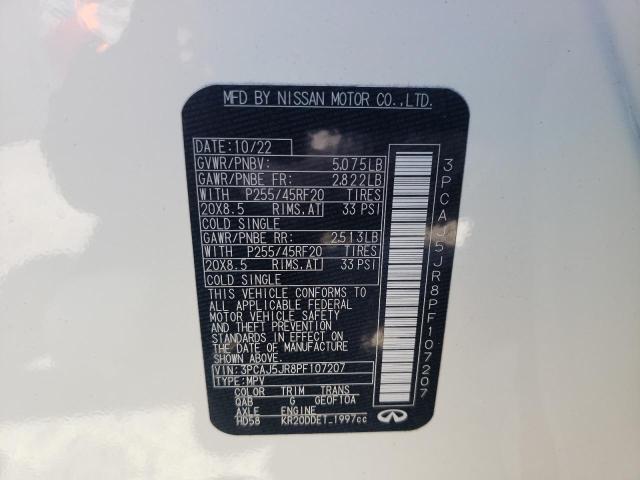 2023 INFINITI QX55 LUXE 3PCAJ5JR8PF107207