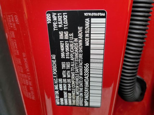 WP1AG2AY6MDA33856 Porsche Cayenne Gts