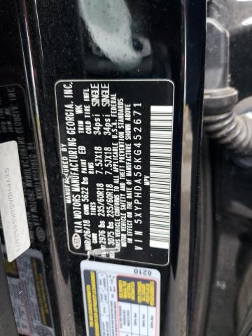 5XYPHDA56KG452671 KIA SORENTO EX