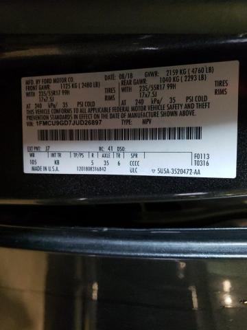 1FMCU9GD7JUD26897 Ford ESCAPE SE