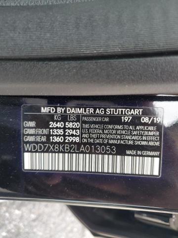 2020 MERCEDES-BENZ AMG GT 63 - WDD7X8KB2LA013053