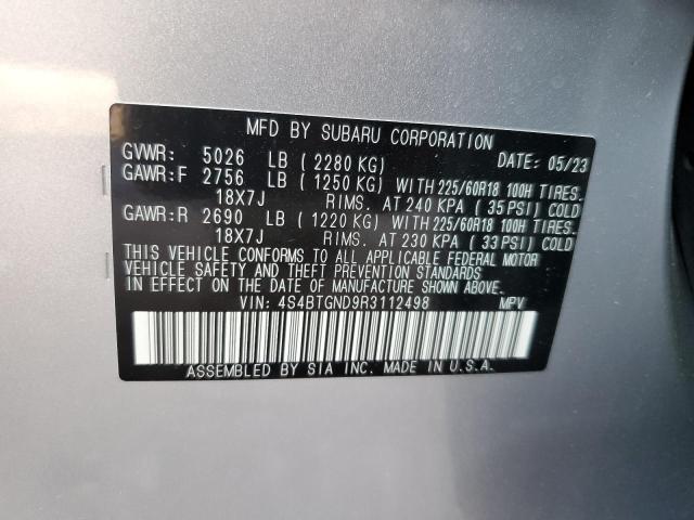 4S4BTGND9R3112498 Subaru Outback Limited