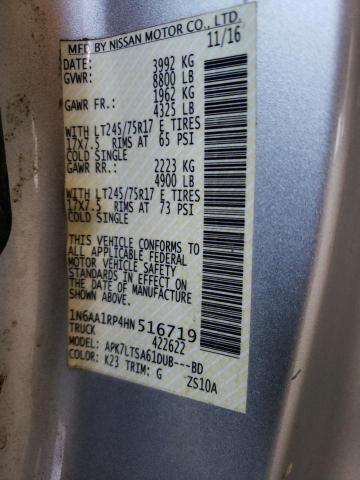 1N6AA1RP4HN516719 Nissan TITAN XD S