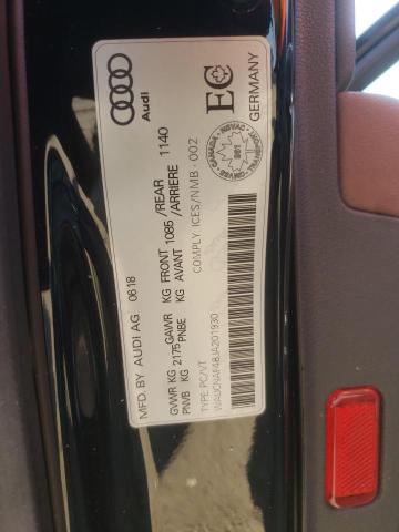 2018 AUDI A4 TECHNIK - WAUCNAF48JA201930