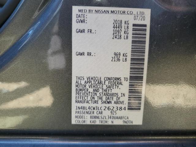 1N4BL4CW3LC262384 Nissan ALTIMA SR