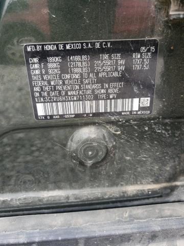 3CZRU6H3XGM711302 Honda HR-V LX