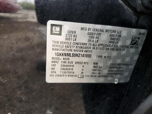 1GKKNMLS8HZ141800 GMC Acadia Slt-1