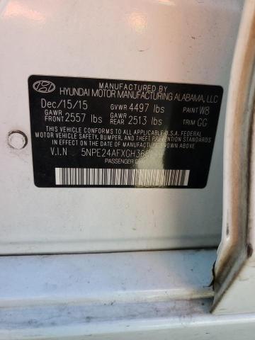 5NPE24AFXGH366149 2016 HYUNDAI SONATA - Image 12