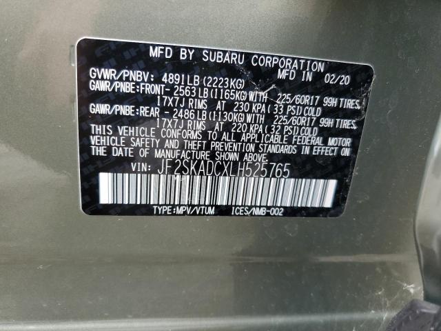 JF2SKADCXLH525765 Subaru Forester