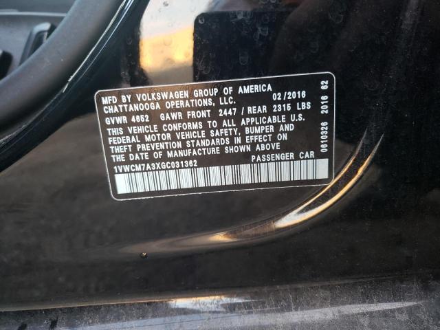 2016 VOLKSWAGEN PASSAT SEL - 1VWCM7A3XGC031362