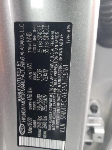 2022 HYUNDAI TUCSON LIM - 5NMJECAE2NH108161