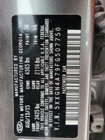 5XXGN4A79FG507750 KIA OPTIMA EX