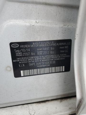 2015 HYUNDAI SONATA SPO - 5NPE34AF5FH083038