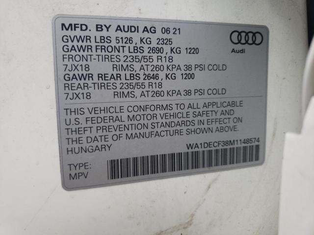 WA1DECF38M1148574 Audi Q3 PREMIUM 13