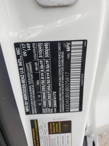 4JGDA5JB0JB025817 Mercedes-Benz GLE 350