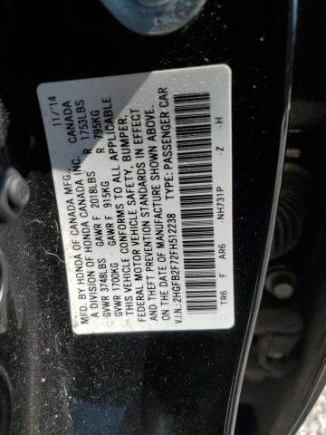 2HGFB2F72FH512238 Honda CIVIC SE