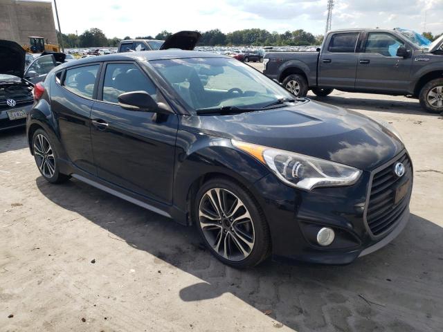 VIN: KMHTC6AEXGU293275 Auction: COPART Lot: 69037303 Location: VA - FREDERICKSBURG KMHTC6AEXGU293275 HYUNDAI VELOSTER 2016 BLACK Photo 4