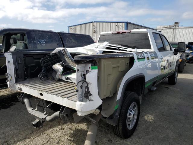 CHEVROLET SILVERADO 2021 white  diesel 1GC4YTEYXMF295945 photo #4