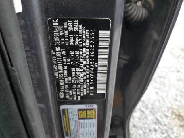 5XYPH4A56HG257551 KIA SORENTO EX