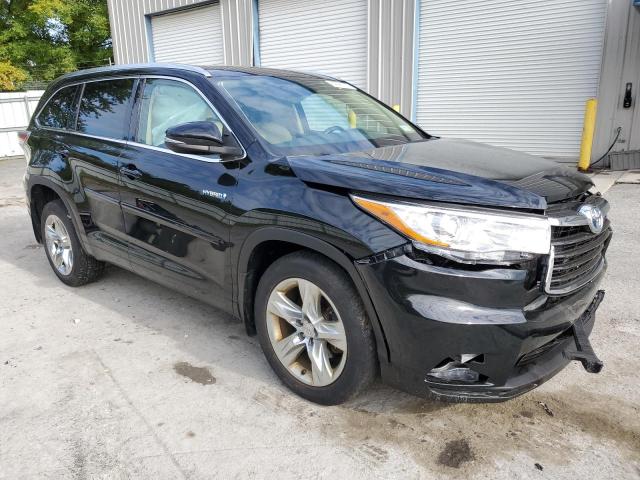 VIN 5TDDCRFHXFS009529 2015 Toyota Highlander, Hybri... no.4