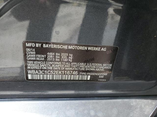 WBA3C1C52EK116746 BMW 328 I Sulev