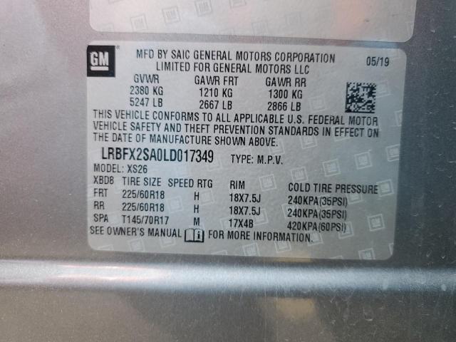 LRBFX2SA0LD017349 Buick Envision Essence