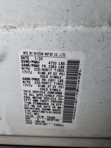JN8AT2MV1LW139556 Nissan ROGUE S