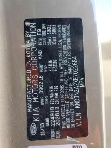KNDJN2A2XE7022684 KIA Soul