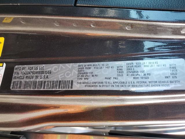1C4JJXP63MW851569 Jeep Wrangler Unlimited Sahara 4xe