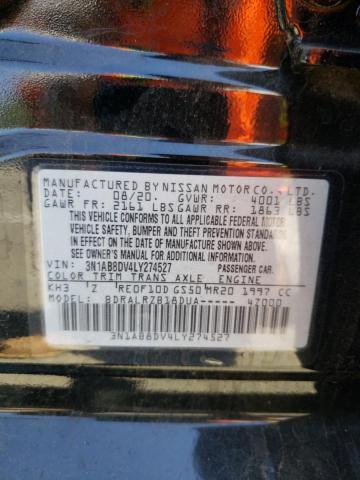 3N1AB8DV4LY274527 Nissan SENTRA SR