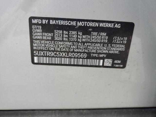 5UXTR9C5XKLR09569 2019 BMW X3, photo no. 13