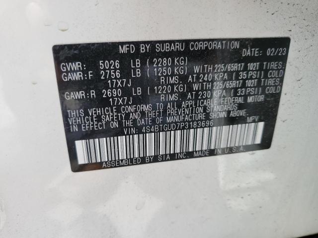 4S4BTGUD7P3183696 Subaru Outback Wi  14