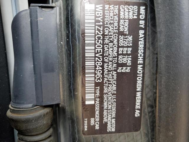 WBY1Z2C50EV284963 BMW I3 Bev