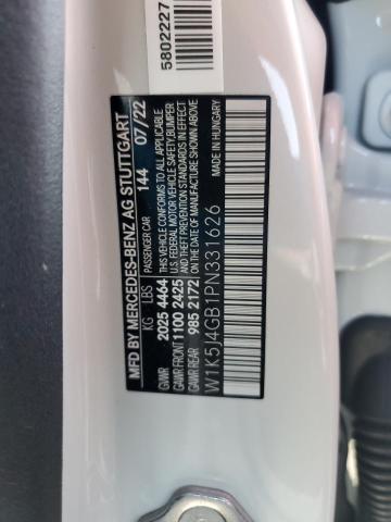 W1K5J4GB1PN331626 Mercedes-Benz CLA 250