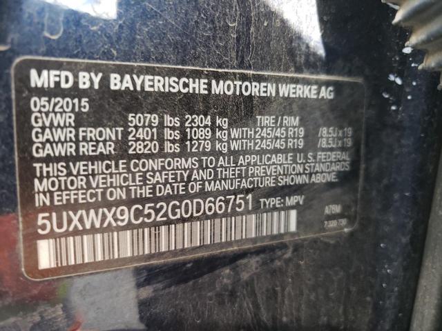 5UXWX9C52G0D66751 | 2016 BMW X3 XDRIVE2