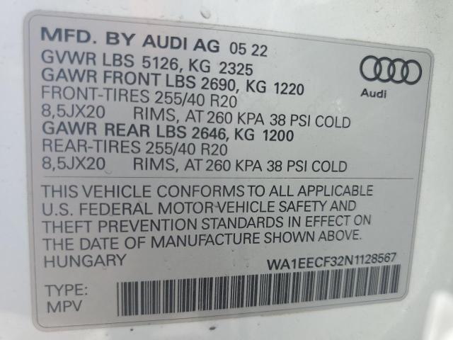 WA1EECF32N1128567 Audi Q3 PREMIUM 13