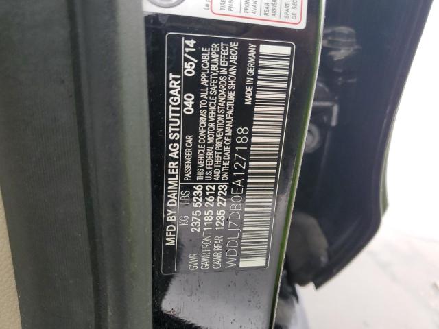 WDDLJ7DB0EA127188 Mercedes-Benz CLS 550