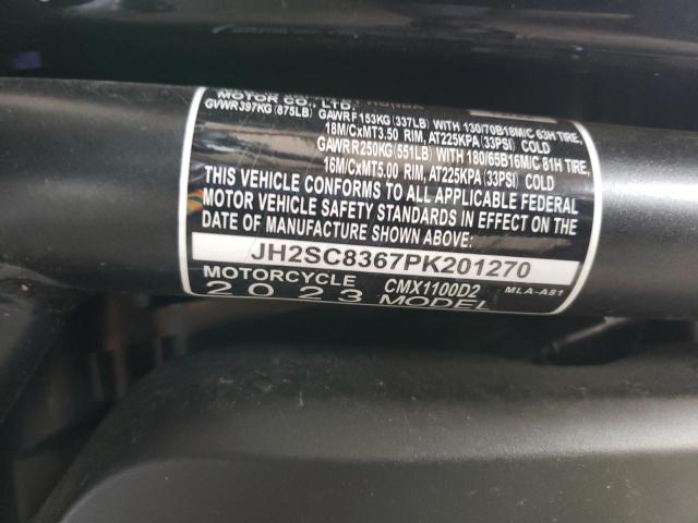 2023 HONDA CMX1100 T - JH2SC8367PK201270