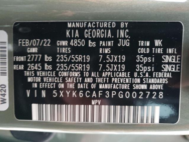 5XYK6CAF3PG002728 KIA Sportage X Line