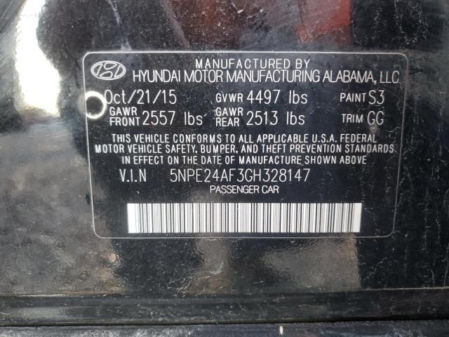 5NPE24AF3GH328147 | 2016 HYUNDAI SONATA SE